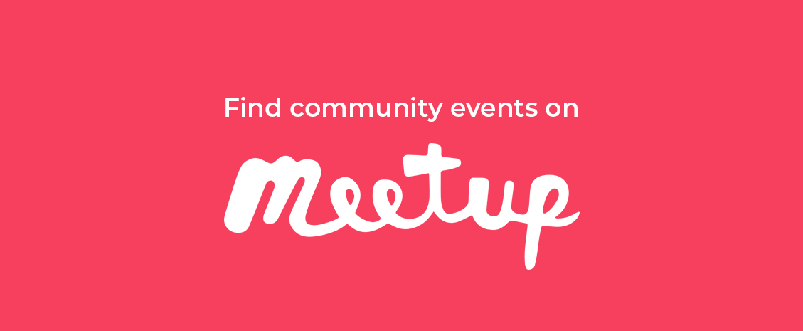 Find community events on Meetup